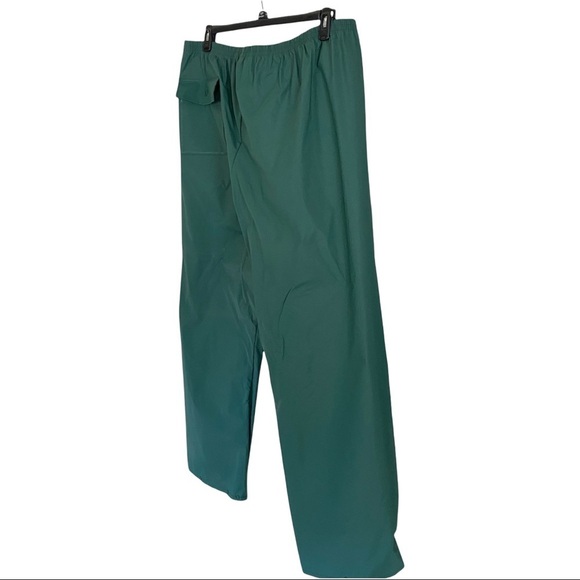 L.L. Bean Green 100% PVC Outer Nylon Inner Rain Snow Pants Men’s Size XXL - Picture 2 of 9